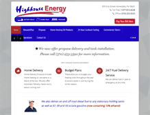 Tablet Screenshot of highhouseenergy.com